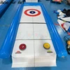 Inflatable Curling Track Outdoor Air Interactive Game Curling Court with Curlings for Sports or Fun 6