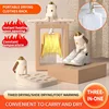 Portable Clothes Dryer Shoe Dryer For Shoes With Massage 3 In 1 Laundry Dryer Footwear Dryer 220v Korean Type Shoes Drying 1