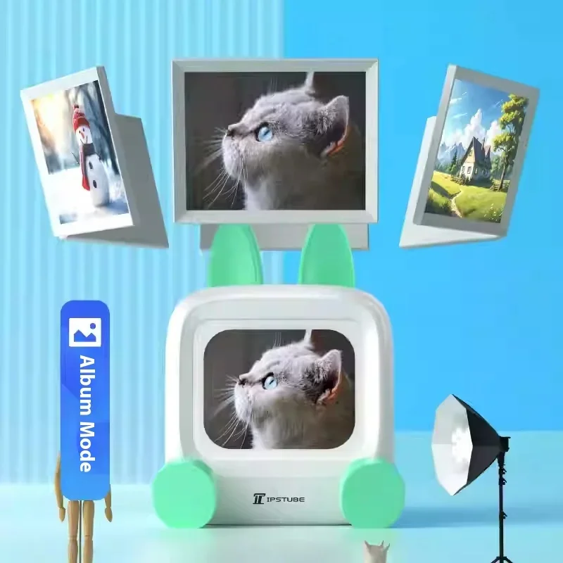 Mili Tv Desktop Pet Robot IPSTUBE H403 Electronic Multiple Functions Mini Pet Robots Speaker Cute Accessories Decoration