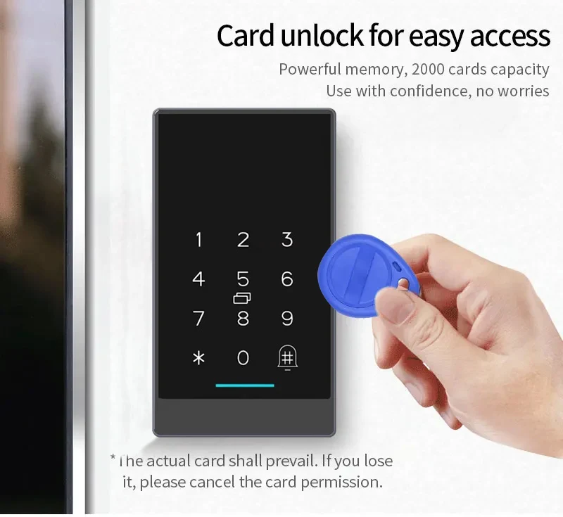Fingerprint sensor detail on TTlock H3