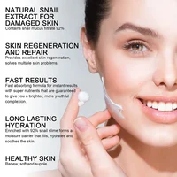 Hyaluronic Face Moisturizer Moisturizing snail Cream Anti-Wrinkle Aging Moisturizing Shrink Pores Whitening Smooth Skin Care 2