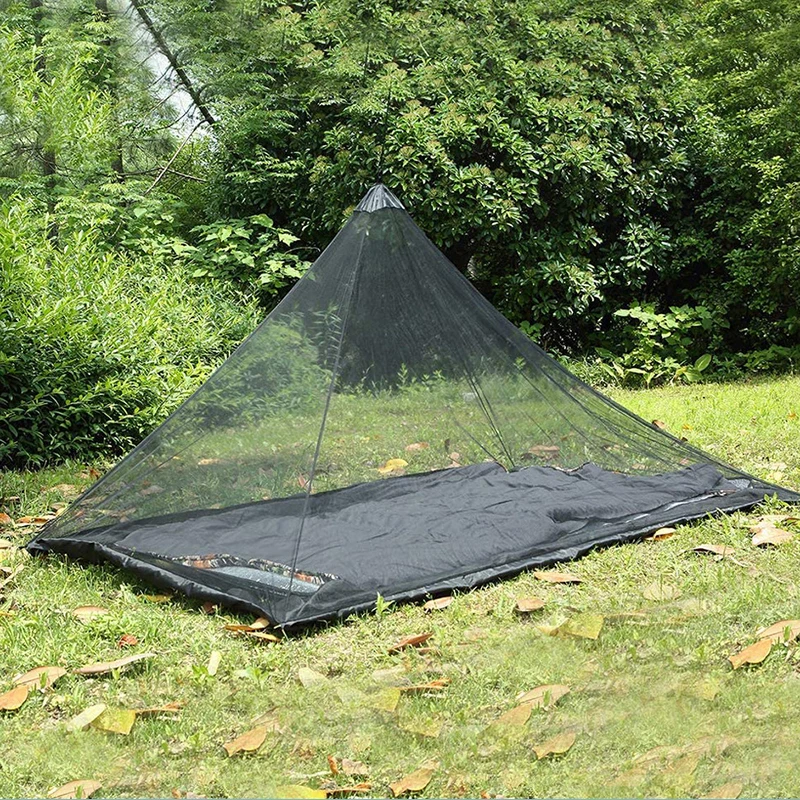 Outdoor Mosquito Tent Single Camping Triangular Mosquito Net Portable Insect proof Travel