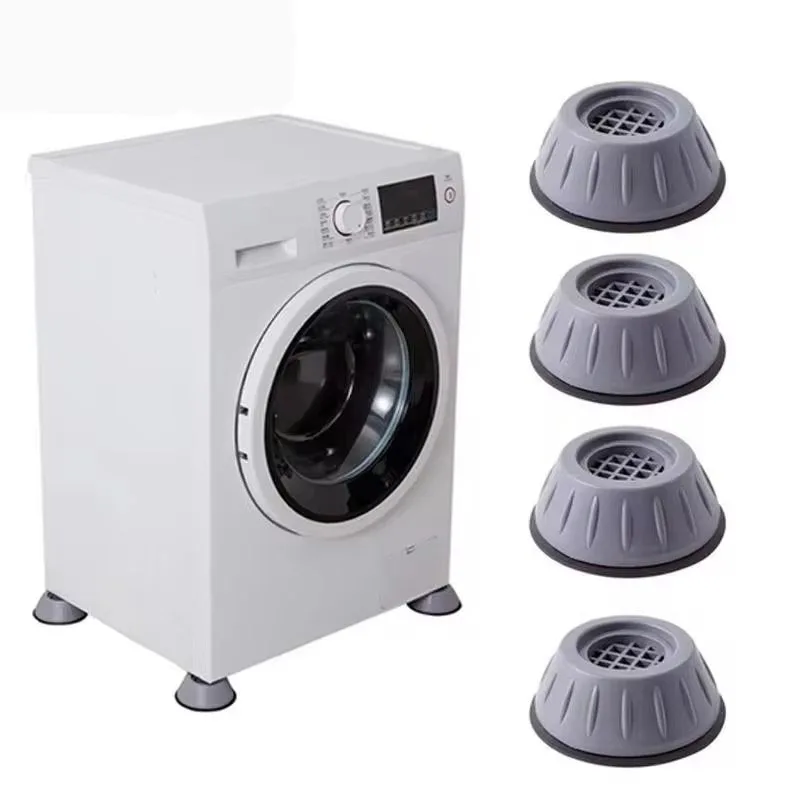 2-12pc Anti Vibration Feet Pads Waterproof Legs Slipstop Silent Skid Raiser Mat Washing Machine Support Dampers Stand Furniture