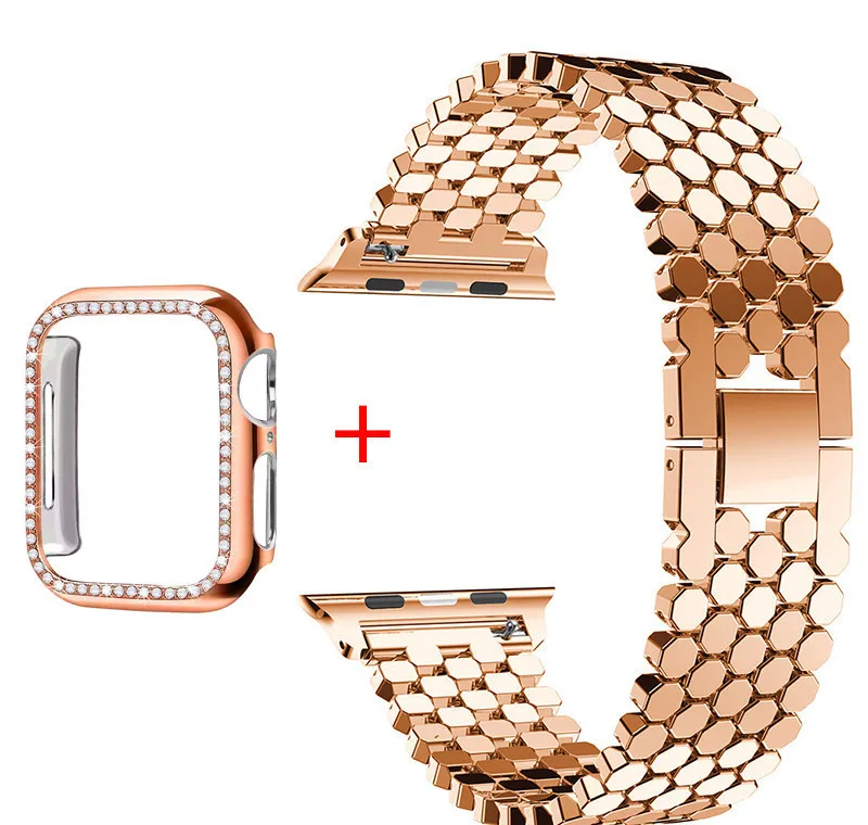 Elegant Diamond-Embellished Stainless Steel Watch Bracelet