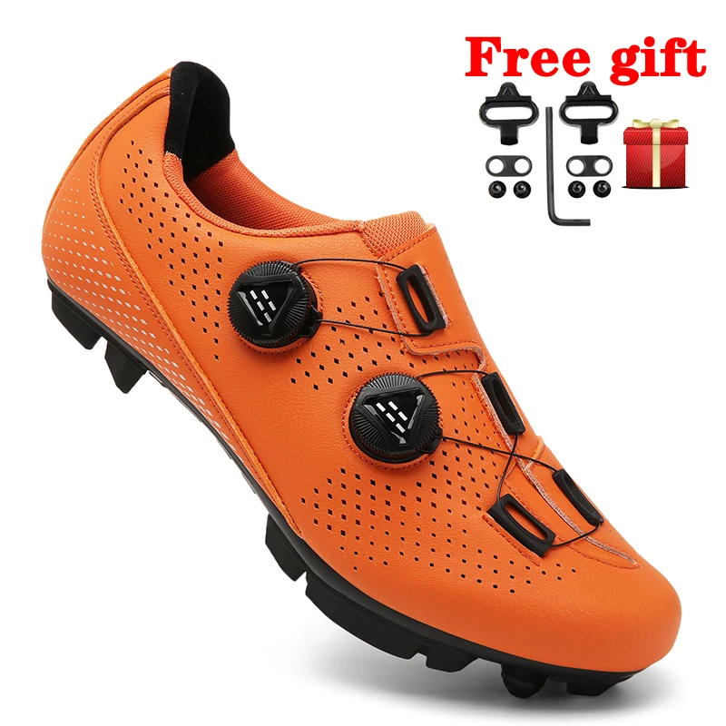 Cycling Sneaker Mtb Cleat Shoes Men Flat Pedal Bicycle Shoes Road Speed