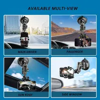 Car Phone Mount Video Recording Universal Magic Arm Suction Car Phone Holder Mount Windshield Window Glass Vlog Shooting 5