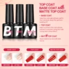 COSCELIA Manicure Set Nail Polish Set 4 Colors Gel Nail Polish with Nail Dryer Lamp Top Base Coat Tools for Nail Art 4