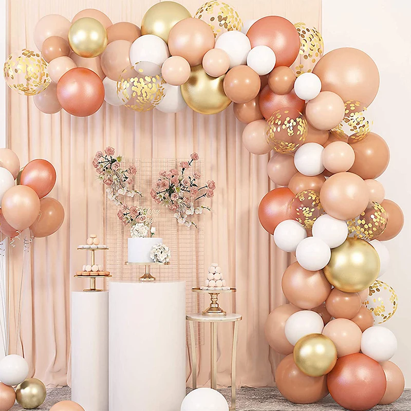 

Набор цепочек для воздушных шаров с перламутровым покрытием, розовая Гирлянда для воздушных шаров, декор для свадьбы, дня рождения, праздника для взрослых, малышей, детей, праздников