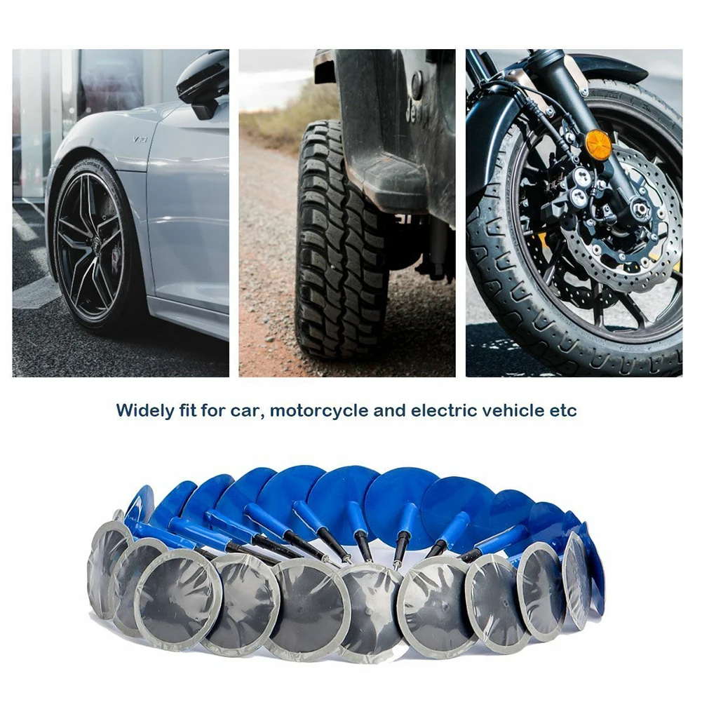 Leichtes, multifunktionales, professionelles Ersatz-Autozubehör, Patch, Verschleißfestigkeit, 24 Stück/1 Set, 3,6 cm/1,42 Zoll, Blau – Detail 10
