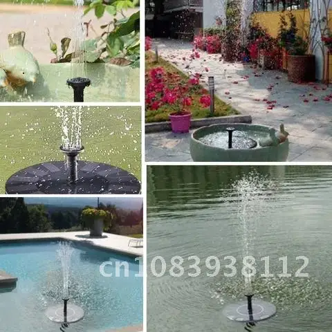 

Solar Powered Mini Water Fountain for Garden Decoration Outdoor Pool Pond Waterfall Bird Bath Floating Water Solar Fountain