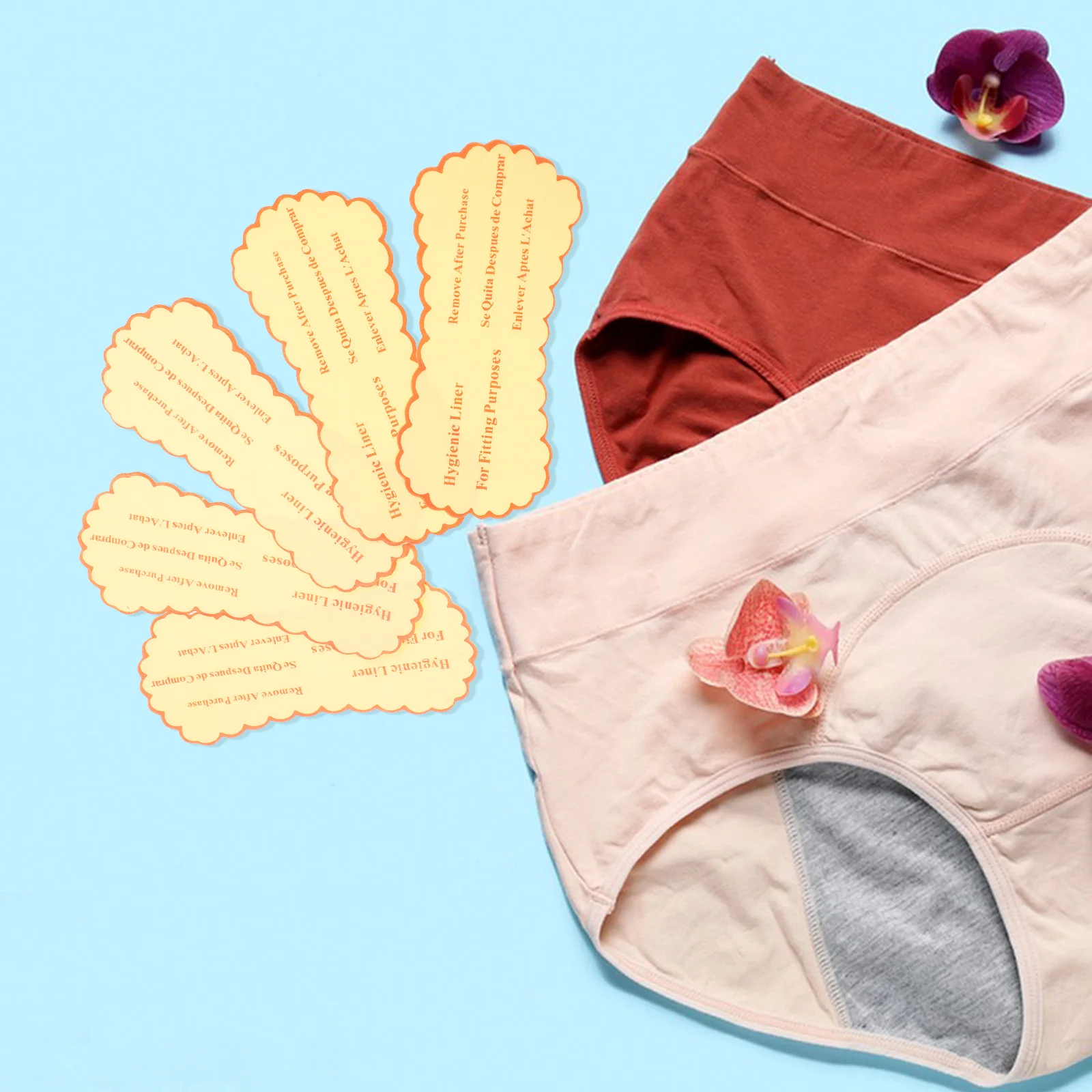 Рисунок 6 - защитные этикетки для нижнего 