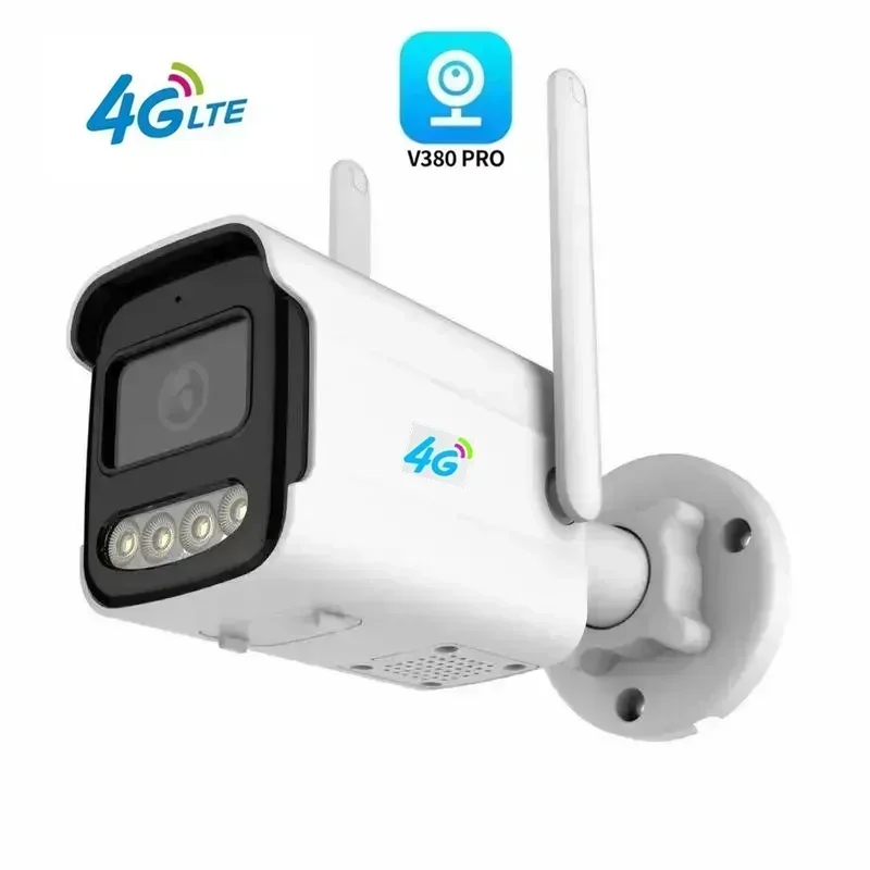 V380 PRO 4G Sim Card IP Camera 4MP Outdoor Security Surveillance