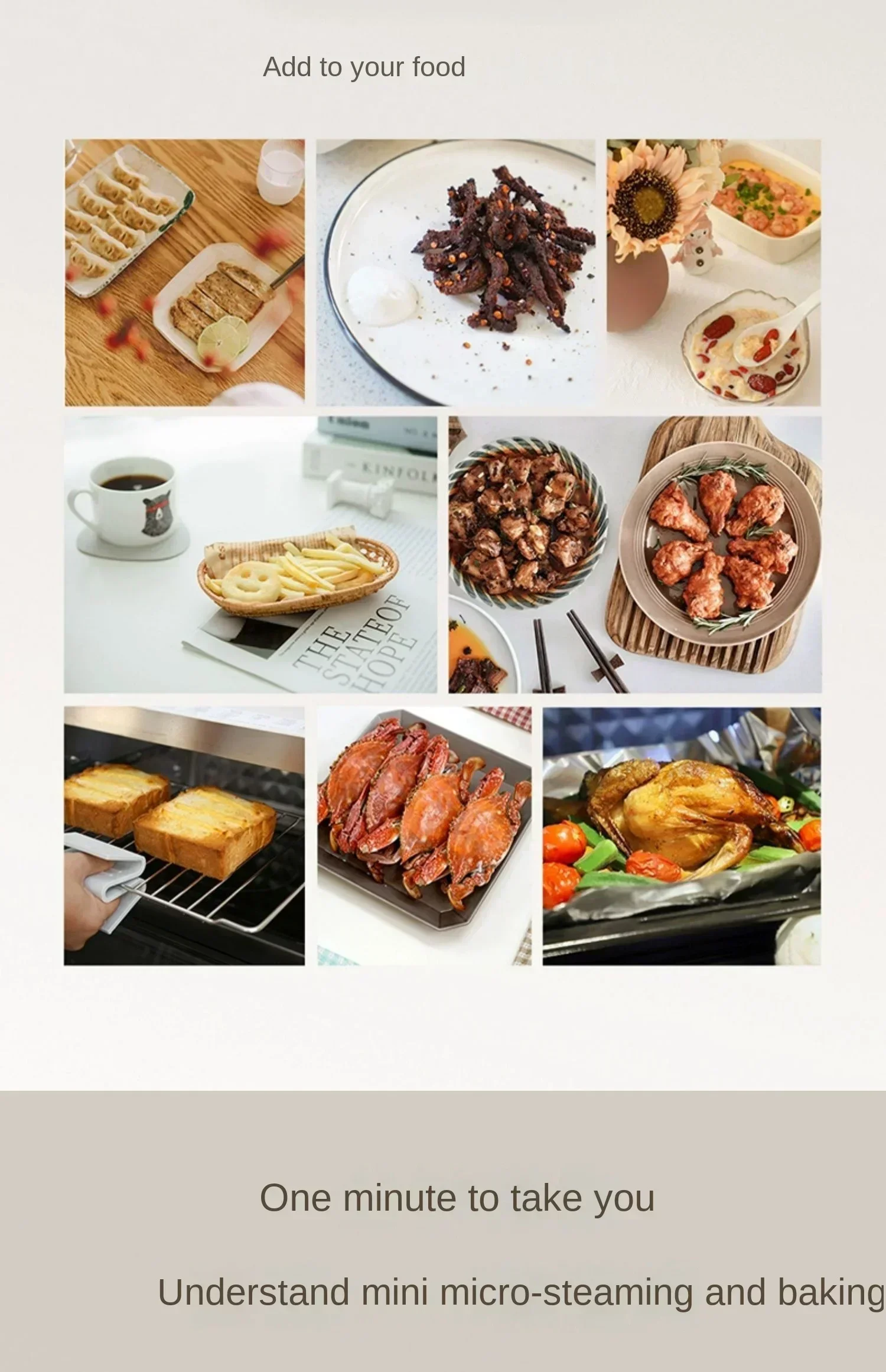 Description Picture 4 of item220V Midea Micro Steaming and Baking Integrated Household Intelligent Multi functional Variable Frequency Microwave Oven A C