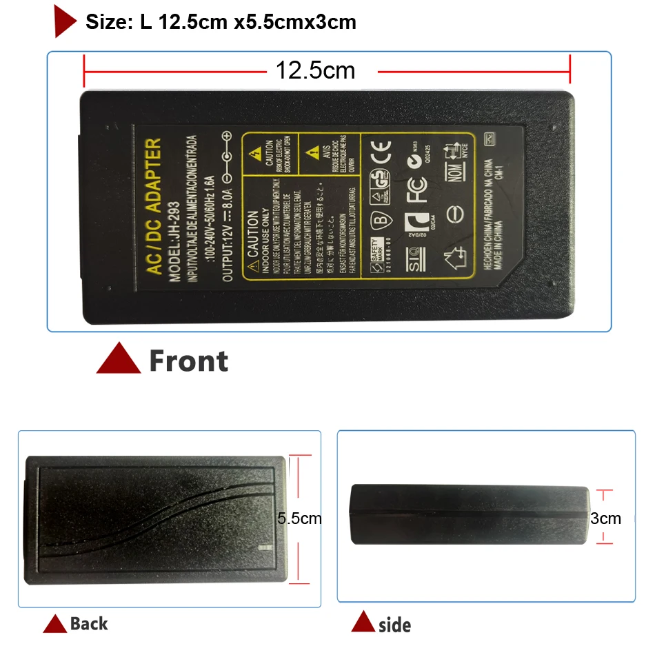 мм мл?‘н?° ккё? AC110V-220V-DC12V м?°л?… лмкё°, EU US AU UK н”?л?¬к·ё, 5050 2835 WS2811 LED мн?ёл м?°л?…м?ⓒ, 96W