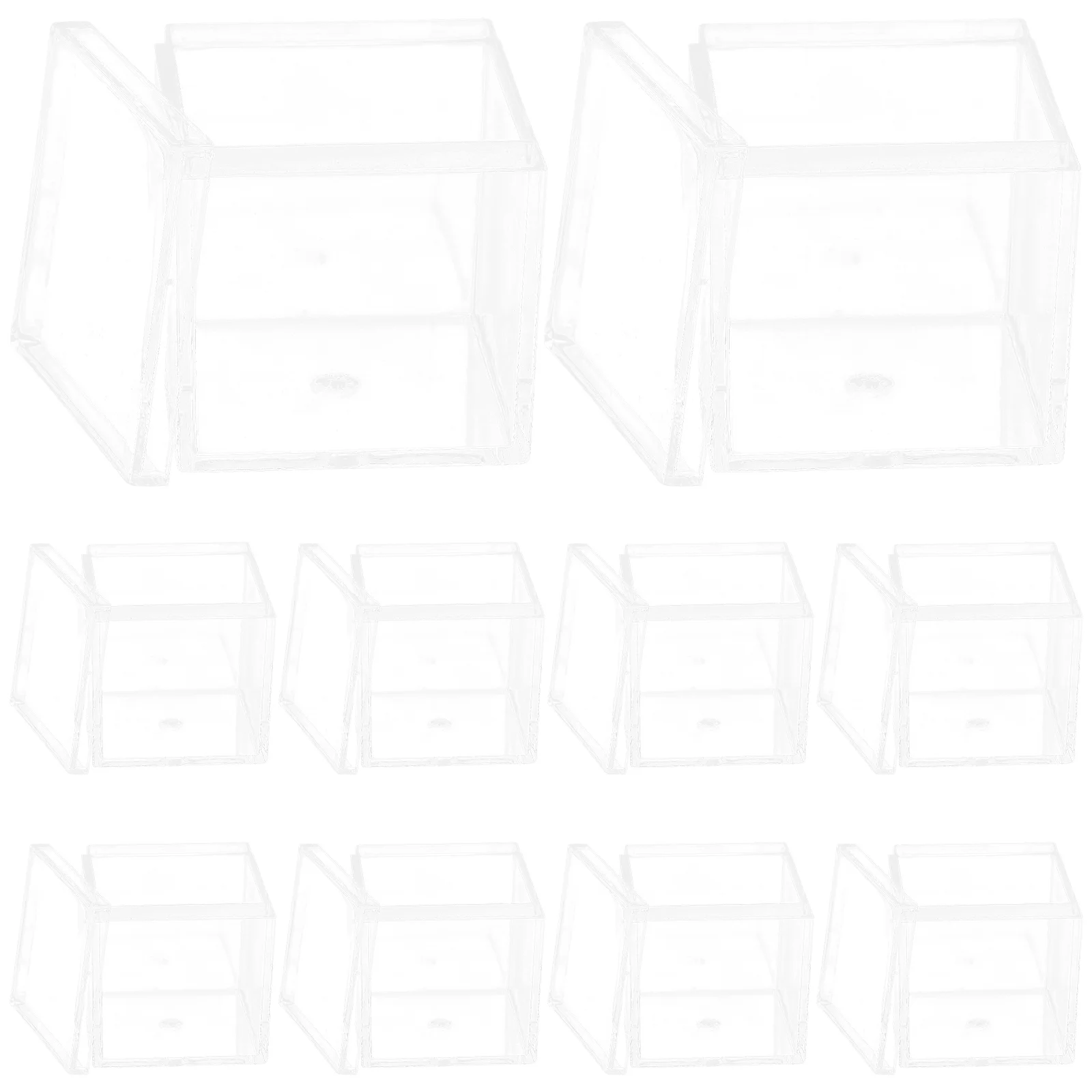 

Square Practical Storage Boxes Figurine Clear Display Cases Small Acrylic Box Acrylic Cube Box Small Acrylic Cubes
