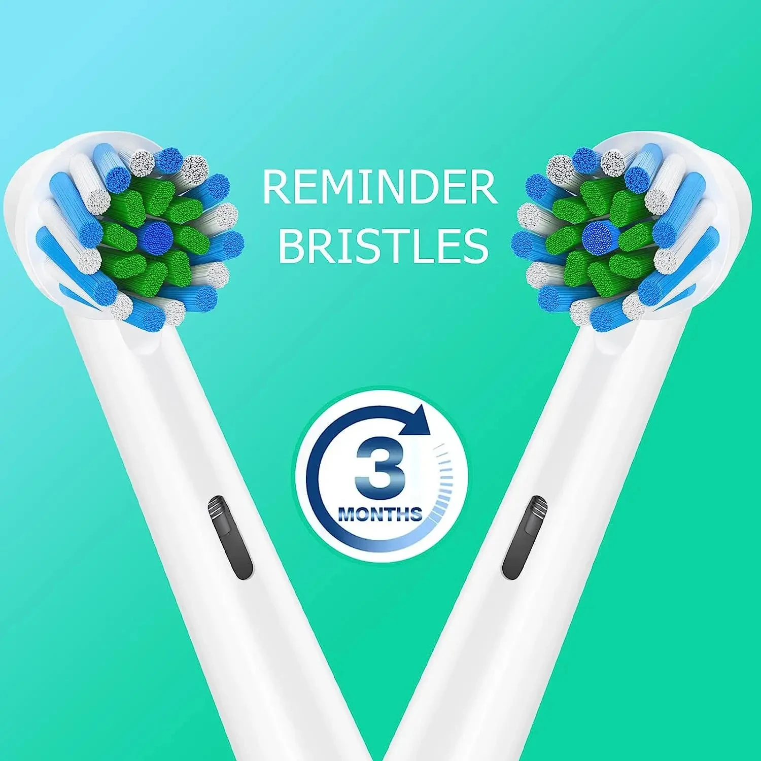 Braun Oral B 전동 칫솔과 호환되는 4pcs 칫솔 헤드, Oral B Vitality Pro 1000 2000 용 교체 브러시 헤드