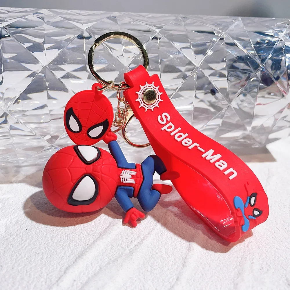 Neue Disney Schlüsselanhänger Deadpool Auto Keychain Spider Mann Anime  Schmuckstücke Die Avengers Rucksack Anhänger Anime Keychain Nette Schlüssel  Ring - AliExpress