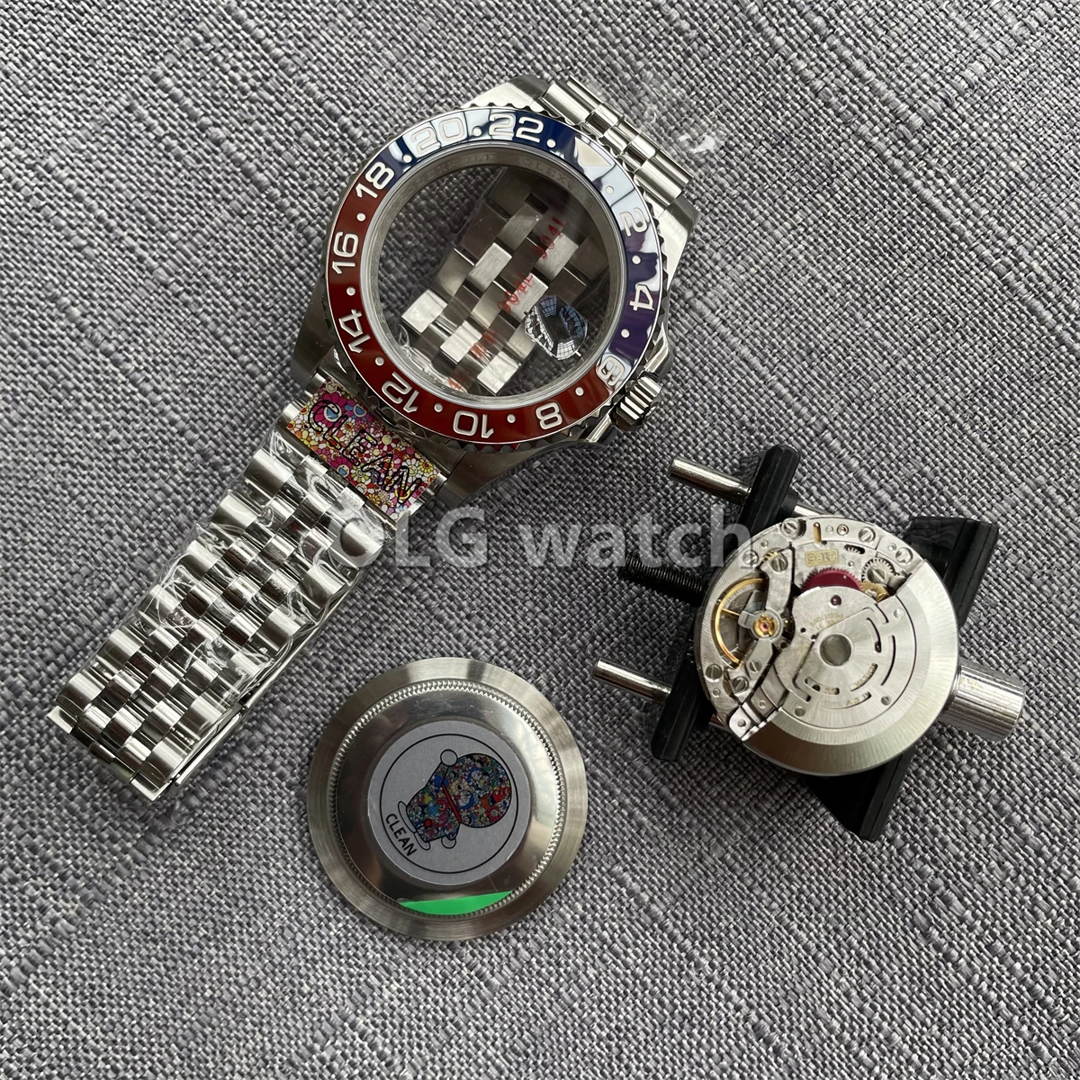 clean factory watch 116710 126710 Pepsi GMT master super perfect quality Install 3186 movement 904L steel Men's Chronograph |