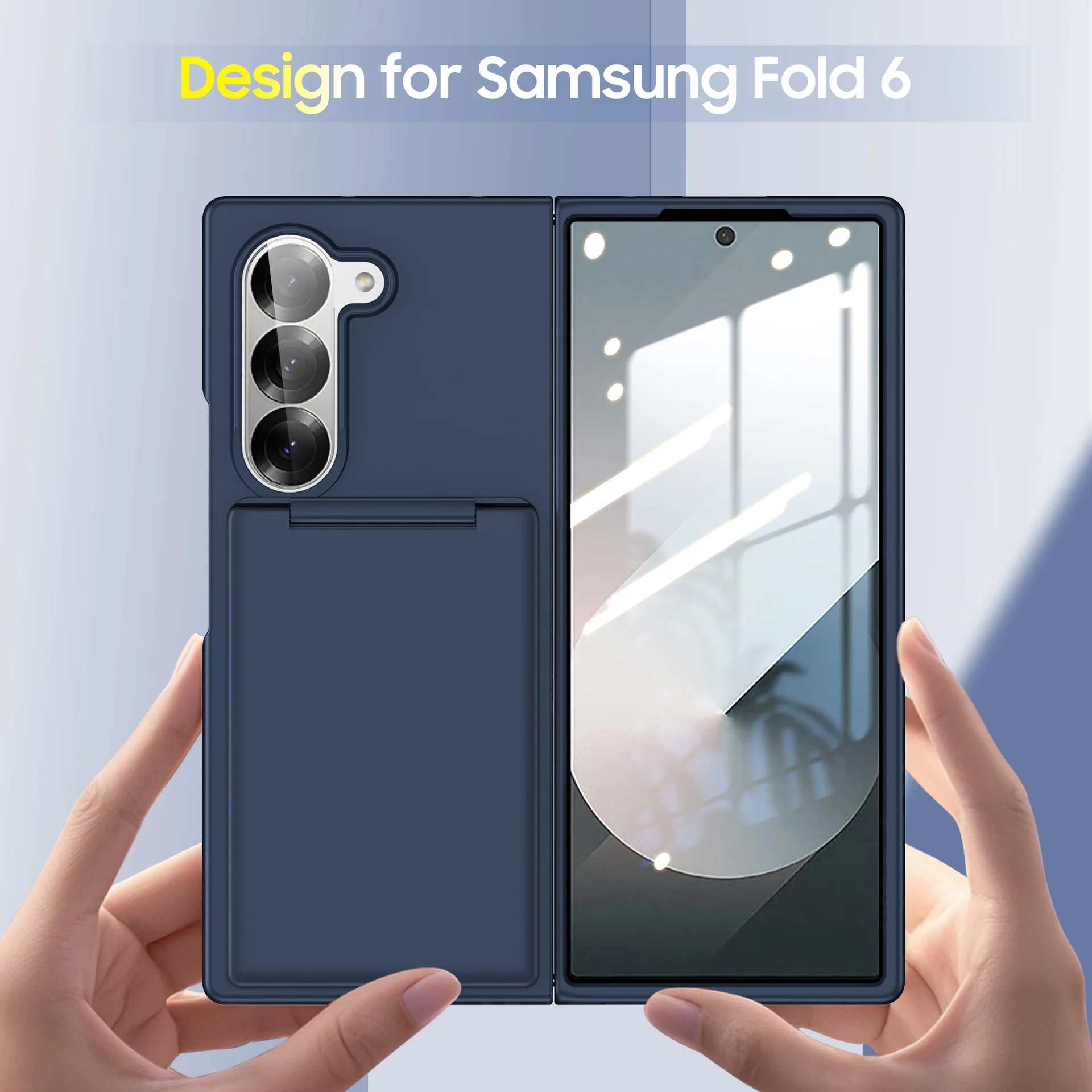 Sleek Card Holder Case - Fashionable Anti-Knock PC Cover