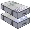 2PCS Household Bed Bottom Storage Box Collapsible Non-Woven Clothing Quilt Toy Blanket Storage Box Storage Bag 1