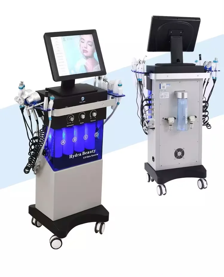 14 in 1 hydra beauty facial Care Skin Peeling hydra deep cleansing beauty facial Hydradermabrasion Korea Aqua Peel Machine