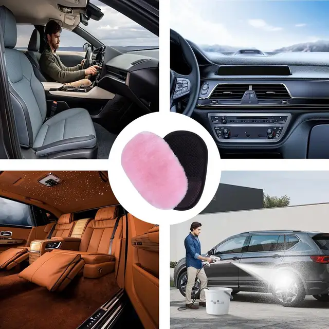 Guanti In Microfibra Per Lavaggio Auto - 2 Pezzi Bifacciali, Assorbenti, Con Polsino Elastico, Grigio/Giallo - Foto 8