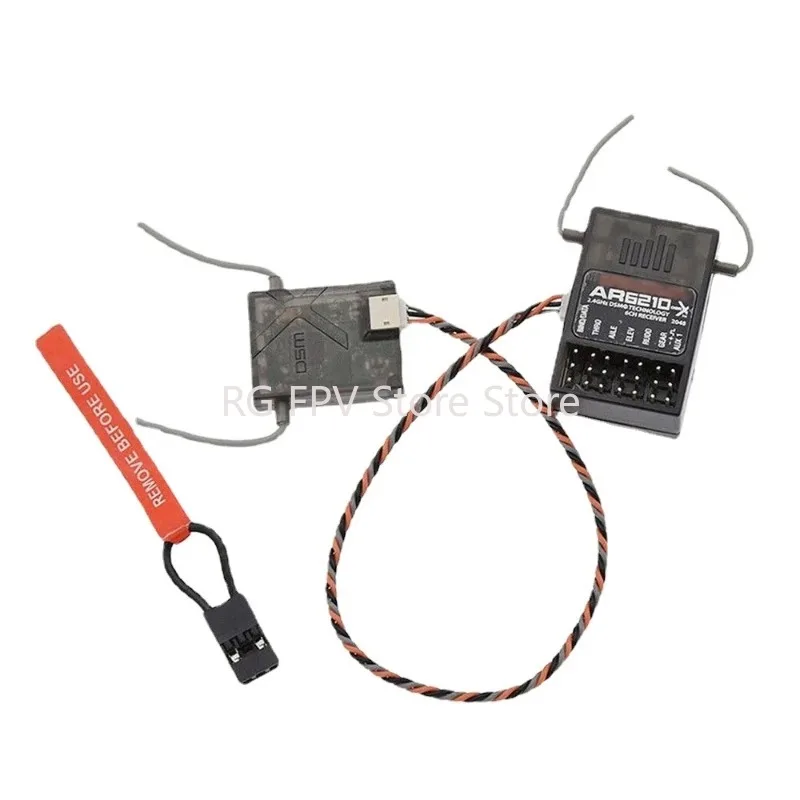 Ar6210 Dsmx 6Ch Ricevitore Telecomando Con Supporto Satellitare Dsm2 Spektrum Dx6I Dx7 Dx8 Dx9 Jr Dsx6 Dsx7 Dsx8 Trasmettitore Radio