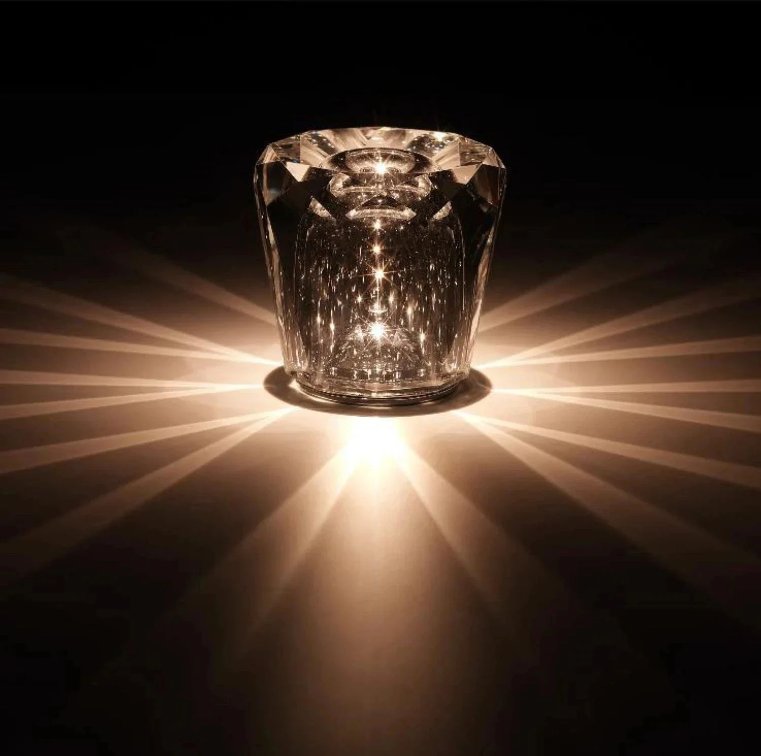 Crystal Diamond Night Light Restaurant Bar Table Light Atmosphere Light Bedroom Bedside Table Lamp Rechargeable Romantic Lamp 5