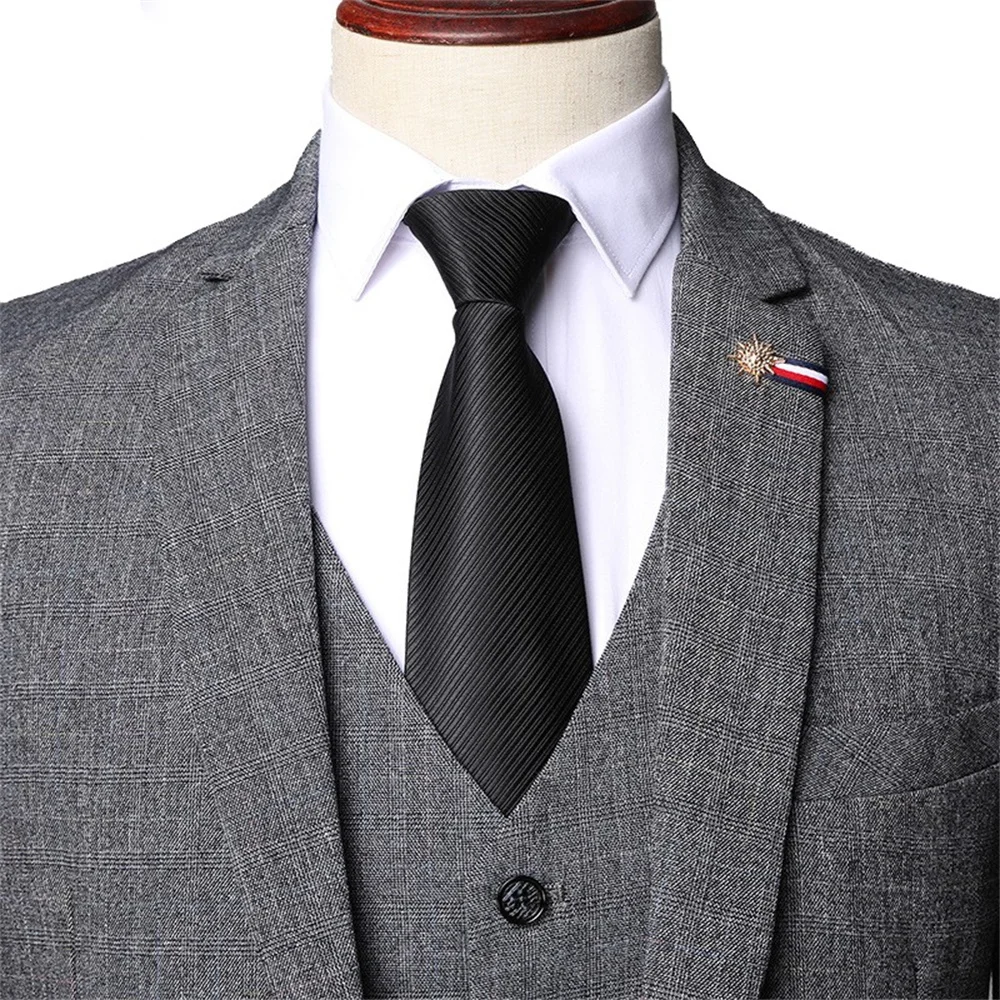 Elegant Male Suit 2023 New in Retro Gentleman Classic Luxury Plaid Mens  Formal Business Slim Suit 3Pces Set Groom Wedding Suits