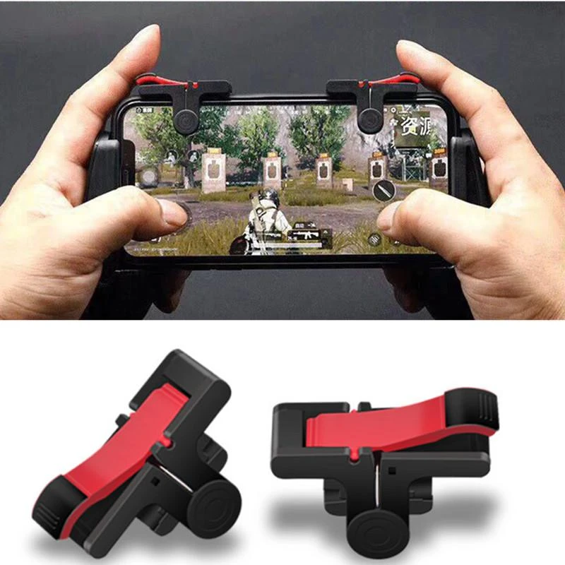 1 Pair PUBG Moible Controller Gamepad Trigger PUGB Mobile Game Pad Grip L1R1 Joystick for iPhone Android Phone