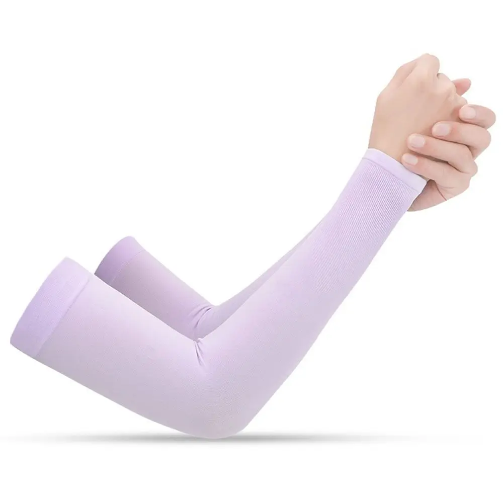 Sun Protection Arm Sleeves 2Pcs Arm Sleeves Sports Sleeve Sun UV Protection Hand Cover Cooling Warmer Summer Outdoor Running Fishing Cycling