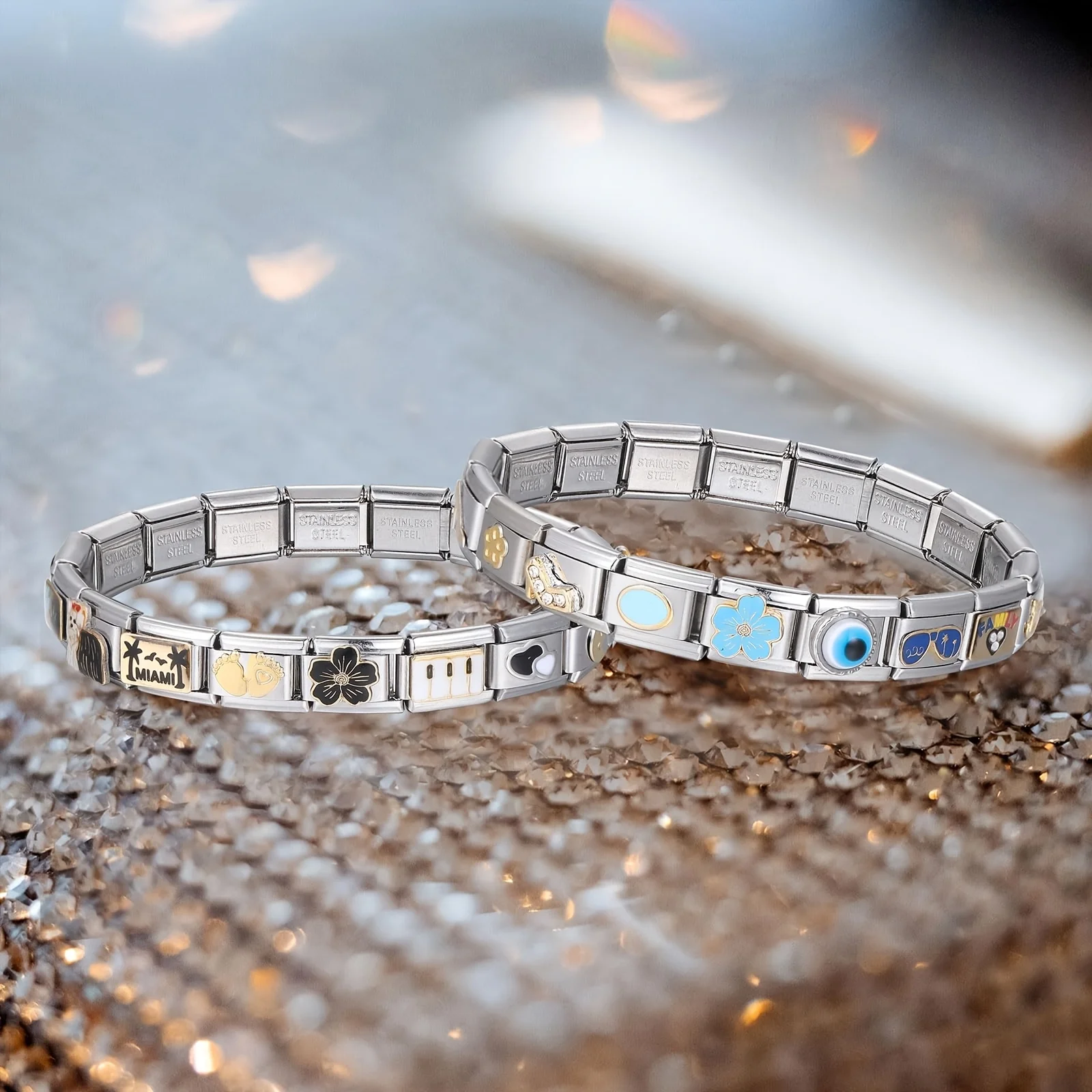 CharmLink Memories Bracelet Se78a955fd85a4ca8aa8beef8c8325d744
