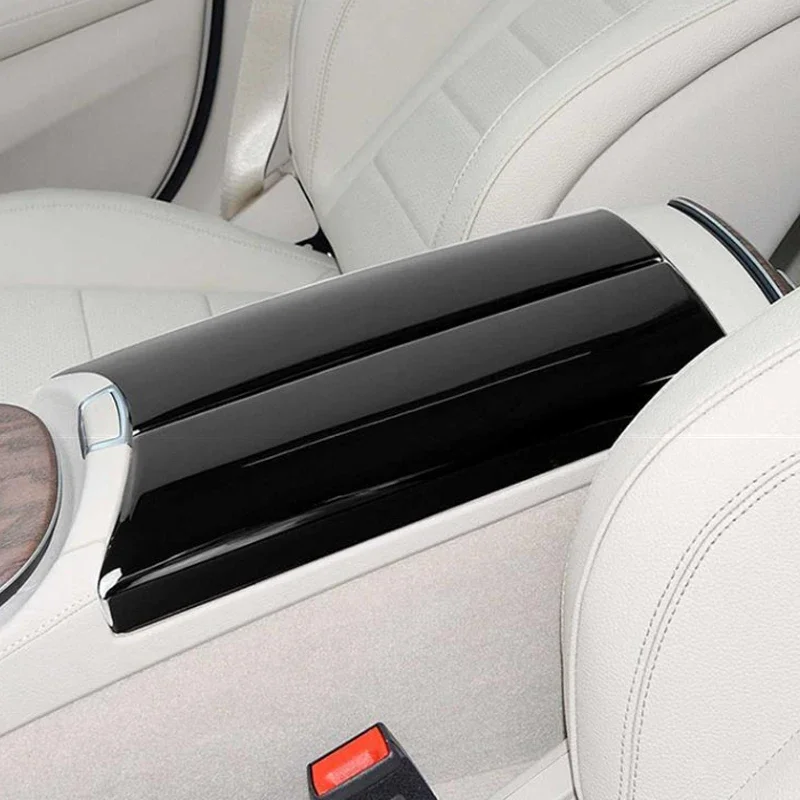 

For Mercedes Benz C E GLC Class GLC260L E300L C260L GLC300L LHD Car Central Control Armrest Storage Box Panel Trim Cover