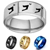 AsJerlya Fashion Anime Style Cosplay Jewelry Stainless Steel JOJOS BIZARRE ADVENTURE Cosplay Ring Anniversary Gift Party Jewelry 1