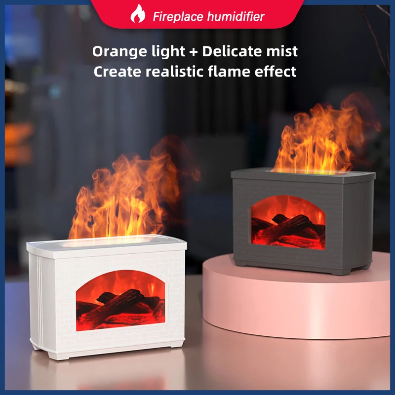 Simulation Fireplace Flame Humidifier House of Mist Online Shopping