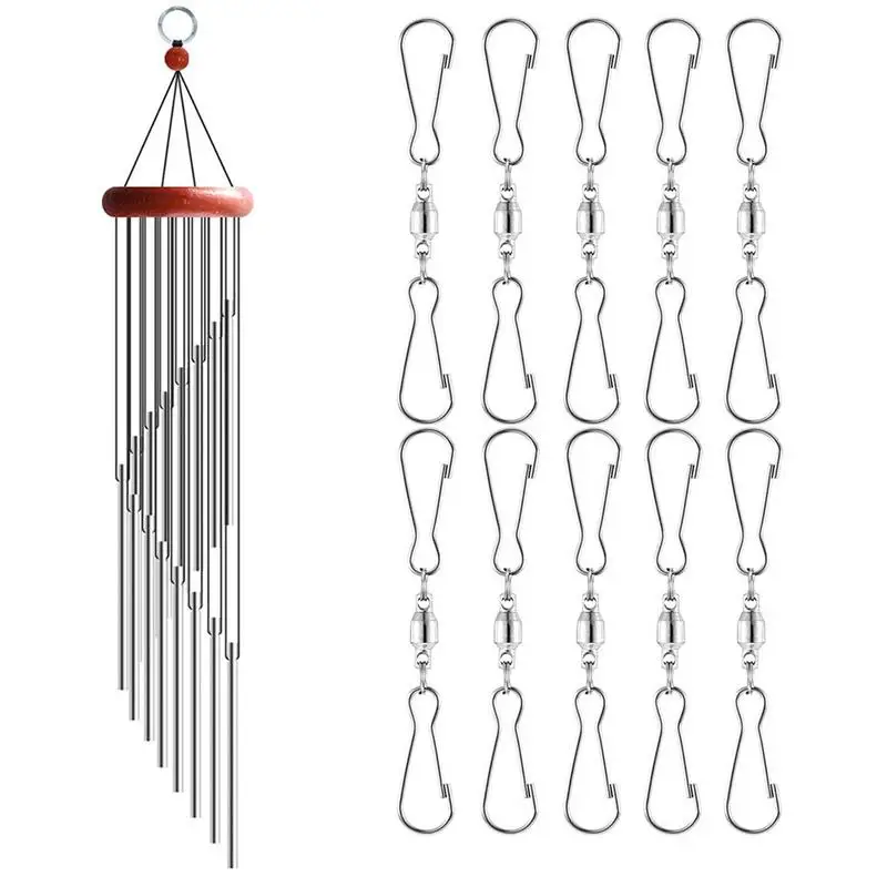 

Swivel Hooks Clips Smooth Spinning For Hanging Wind Spinners Wind Chimes Crystal Twisters Party Supply Rotating Display S Hooks