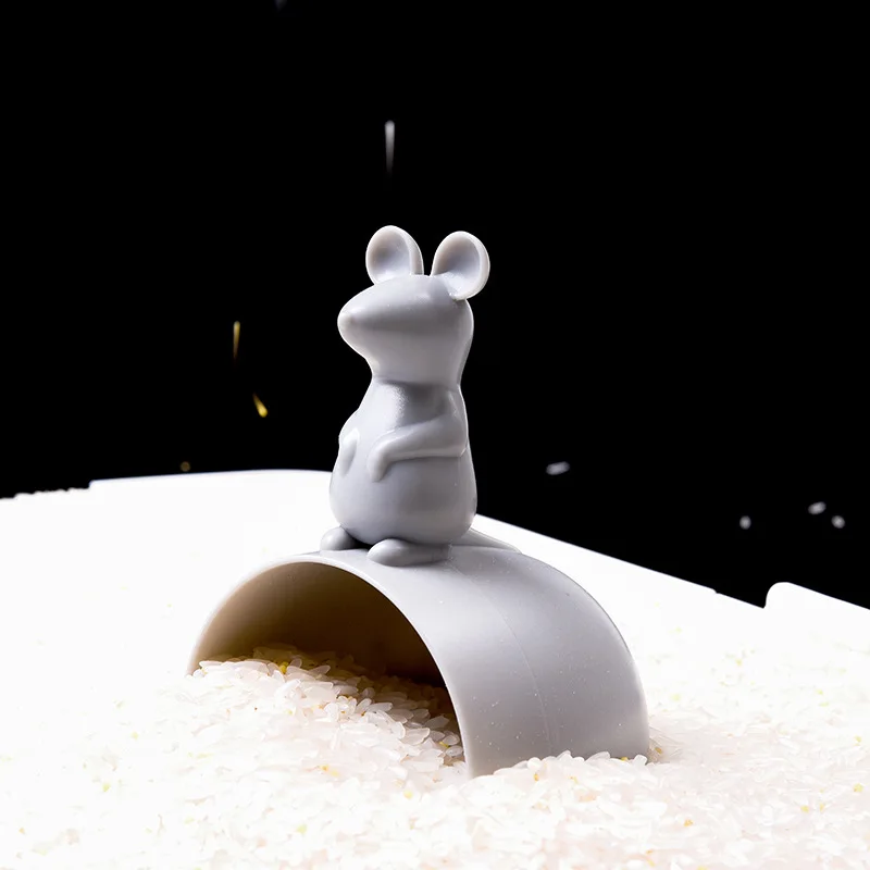 Creative Pp Rice Spoon Food Grade Measuring Rice Scoop Cute Mouse Shape Rice Spoon Coarse Grains Small Shovel Kitchen Tools - Rice Scoop - AliExpress - 100 Items Every Beautiful Home Should Have