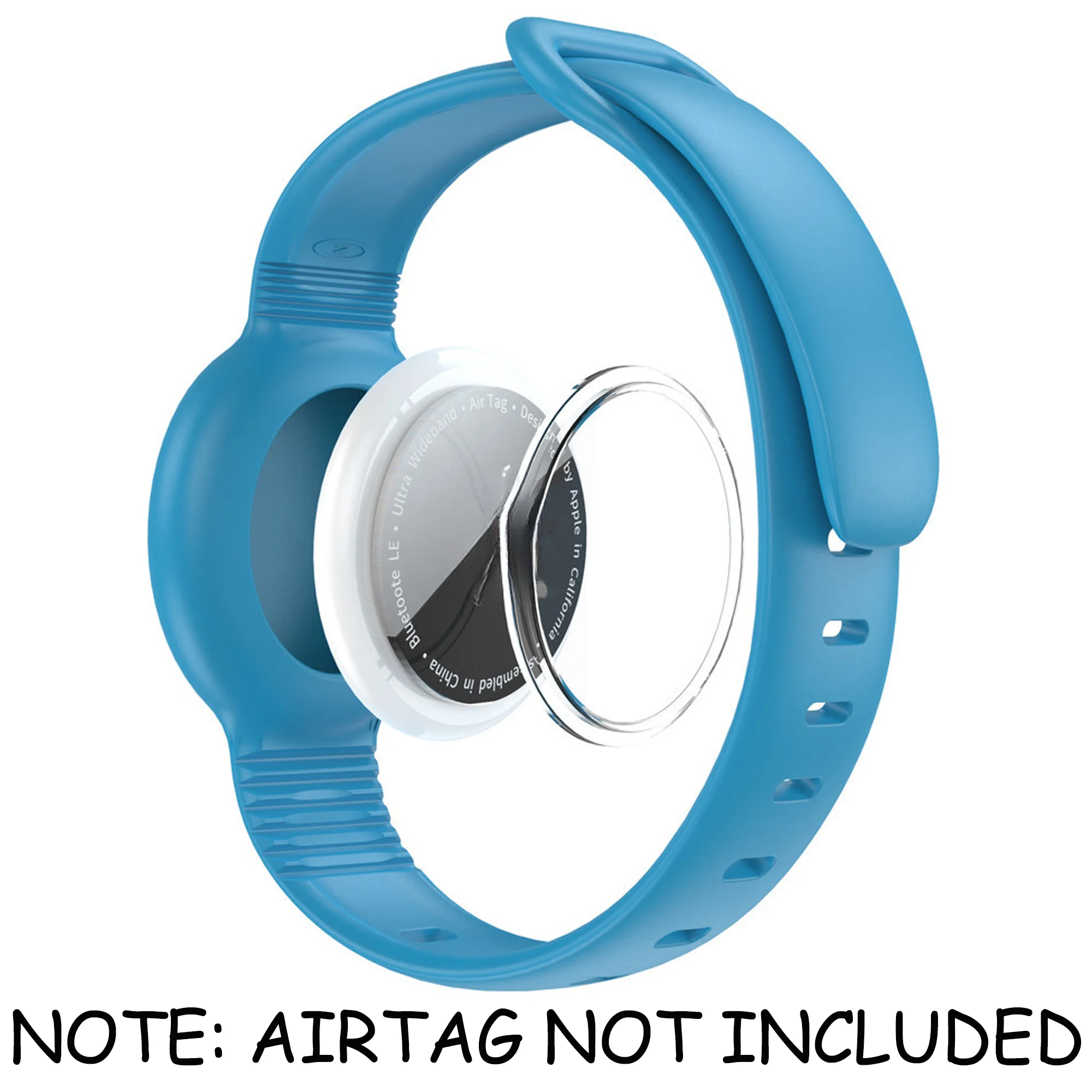 Eye-Catching Adjustable Airtag Necklace with Waterproof Silicone Holder