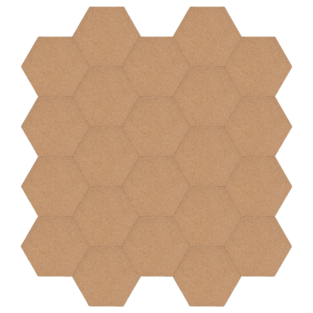 

30Pcs Cork Coasters Cup Mats Hexagonal Tea Cup Coasters Cork Coasters Pads Desk Hexagonal Cup Mats