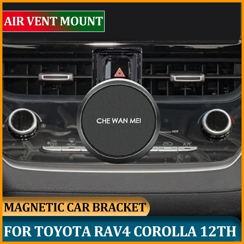 Magnetic Car Phone Holder Bracket For Toyota Corolla 12th TO Air Vent Phone Stand Holder For Toyota RAV4 TO mobile phone holder,phone holder