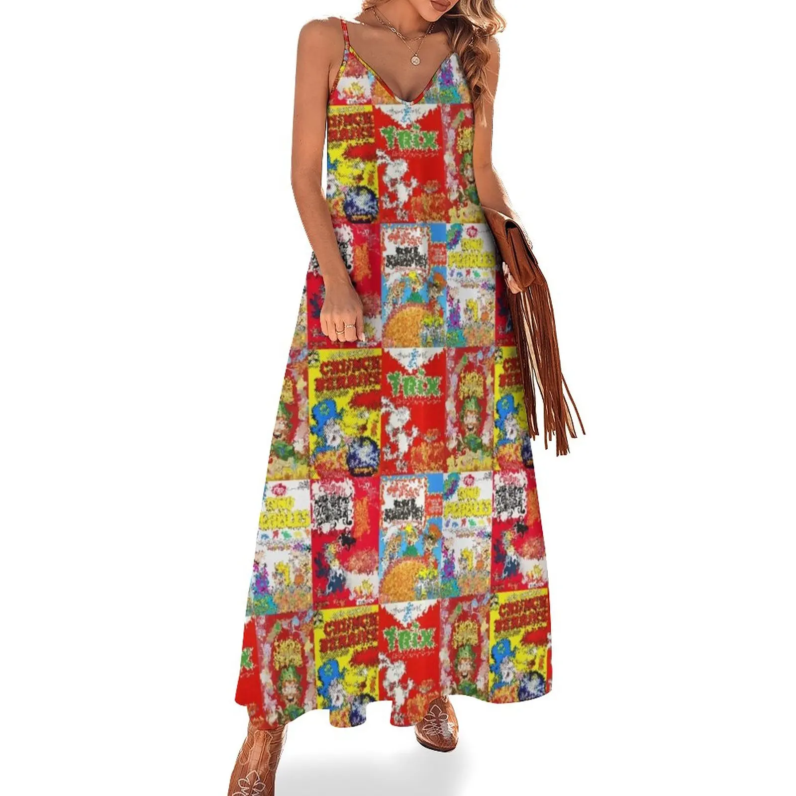 

Cereal swirl pack Sleeveless Dress women party dresses birthday dresses for women sexy dress