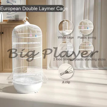 Round Metal Parrot Bird Cage 1
