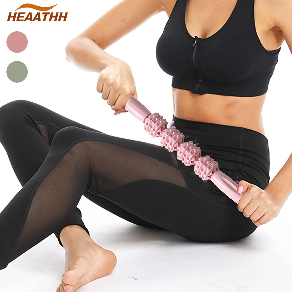 Muscle Massage Roller Stick Body Anti-cellulite Lymphatic Drainage Massager Sports Fitness Yoga Arm Leg Calf Fascia Relaxation