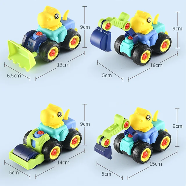 Children Disassembly Construction Engineering Car Toy Building Toys Truck Dinosaur Disassembly Car Birthday Gifts for Boys JAN88 2