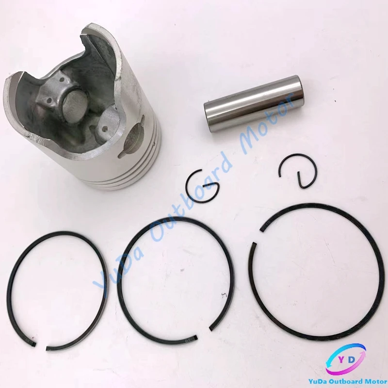 6H4-11631-03 3Cyl Piston Kit Std With 3 Rings Replace for Yamaha Outboard Engine 40HP 6H4-11631 Diameter67MM