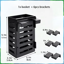 Aquarium Hanging Basket Planter with Drainage Hole - Aquascape Water Plant Decoration - 1 SET (Set A)