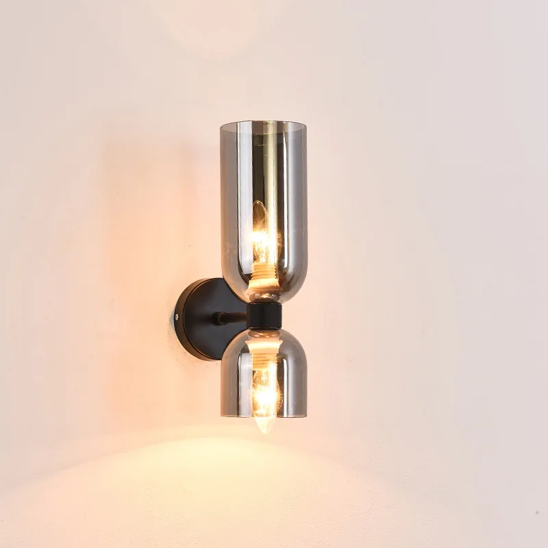 

Nordic post-modern wall lamp, retro wall lamp, upper and lower lighting, bedside lamp, B&B hotel, personalized wall lamp