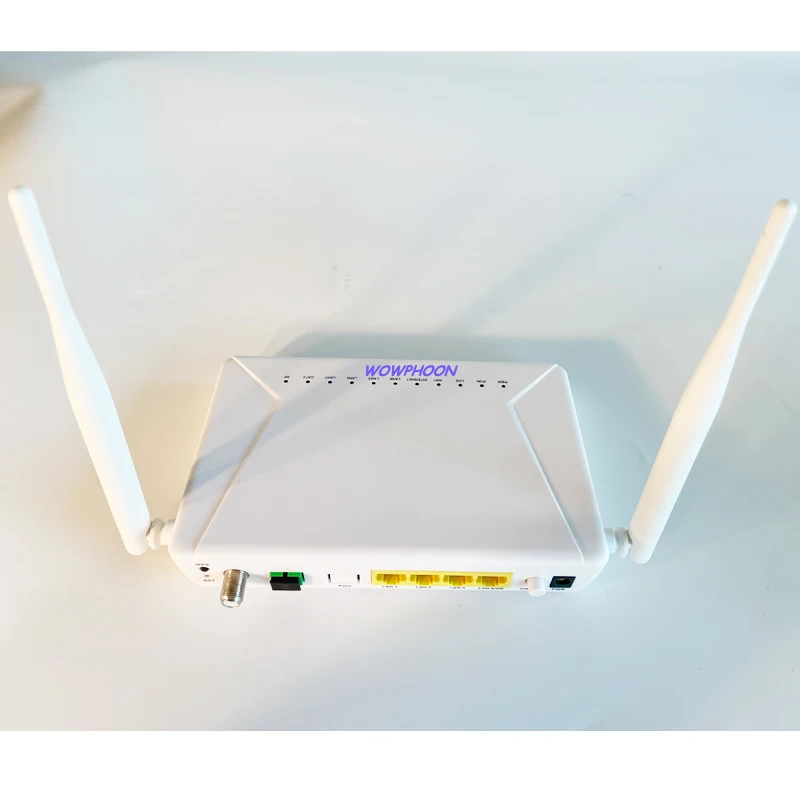Muslimxpon Onu 1Ge + 3Fe + Wifi + Catv Terminale In Fibra Ottica Compatibile Gpon Epon Ont