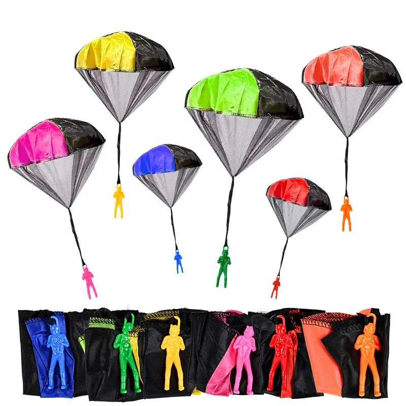 Giocattoli Paracadute Per Bambini, Set Da 2 Pezzi – Lanciatori Con Soldatini Per Volo All'aperto, Giochi Divertenti Per Feste E Estate