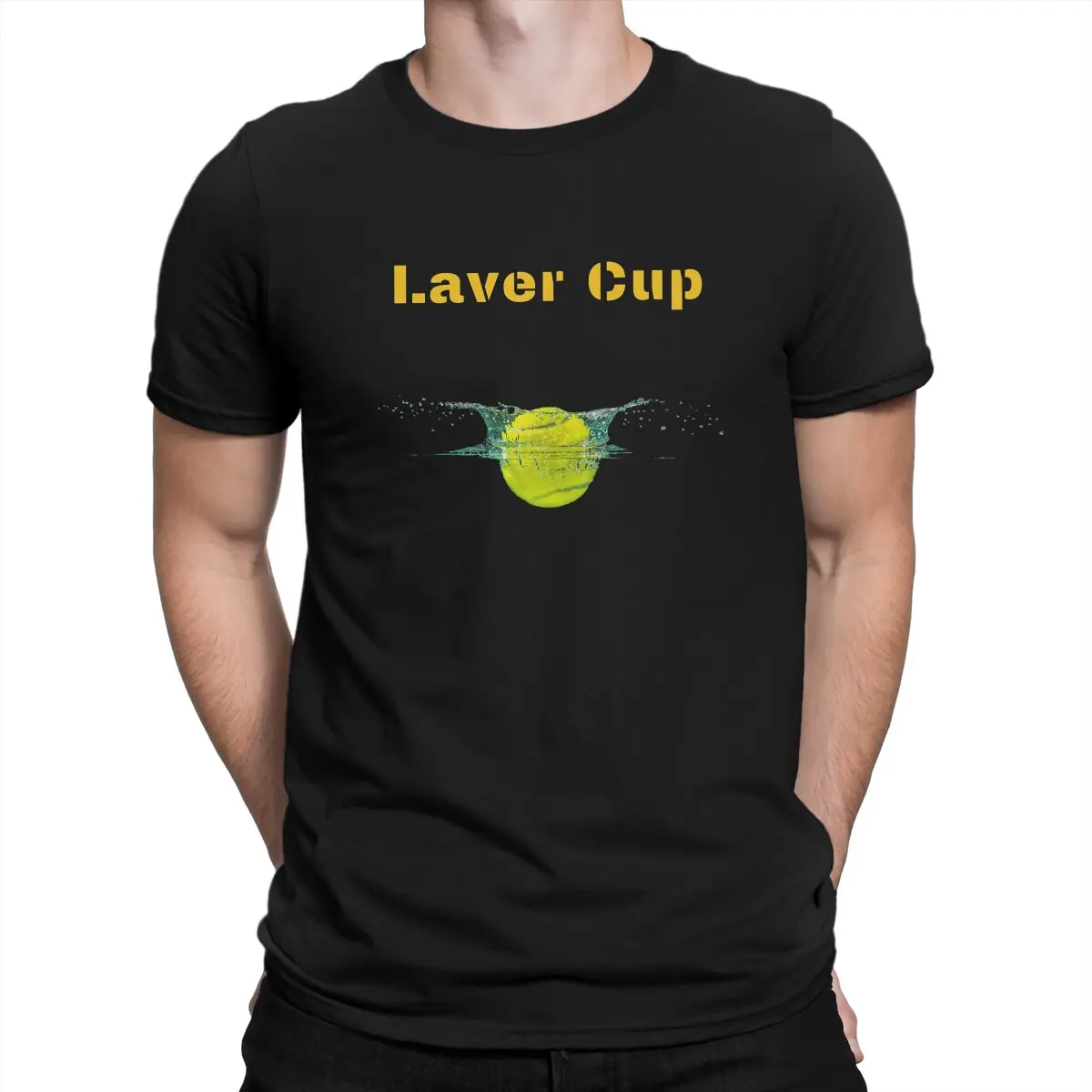 

Tennis Laver Cup Championships Man TShirt The Ball Fell Into The Water Individuality T Shirt Harajuku Sweatshirts New Trend